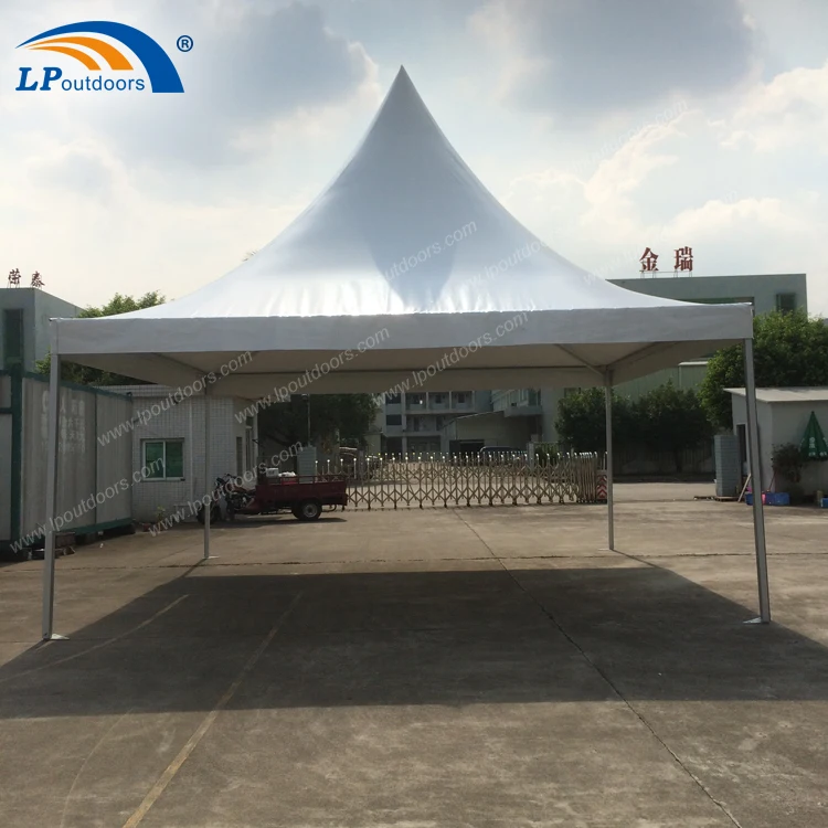 20x20 feet high peak pagoda tent for event party admission