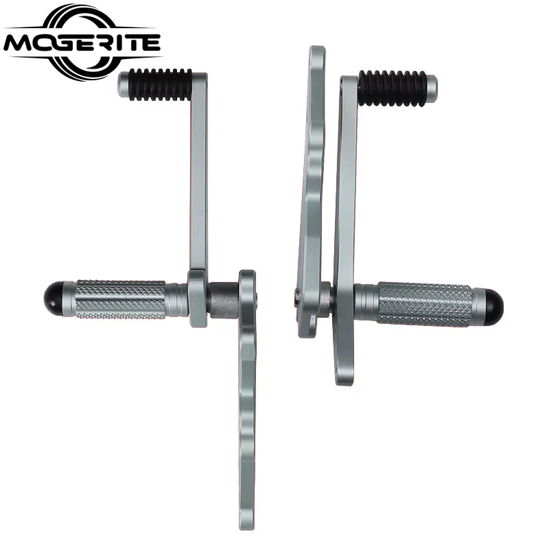 CNC алюминиевая задняя подставка для ног мотоцикла в сборе, регулируемая подставка для ног, подставка для ног мотоцикла для Kawasaki /Suzuki /yamaha /honda