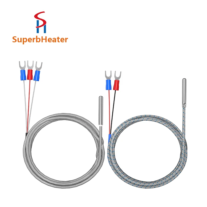 K-Type Thread Cable Temperature Sensor 0-400 E J PT100 50mm 150mm 100mm 200mm Probe Screw Thermocouple M8 1m 2m 3m 4m 5m