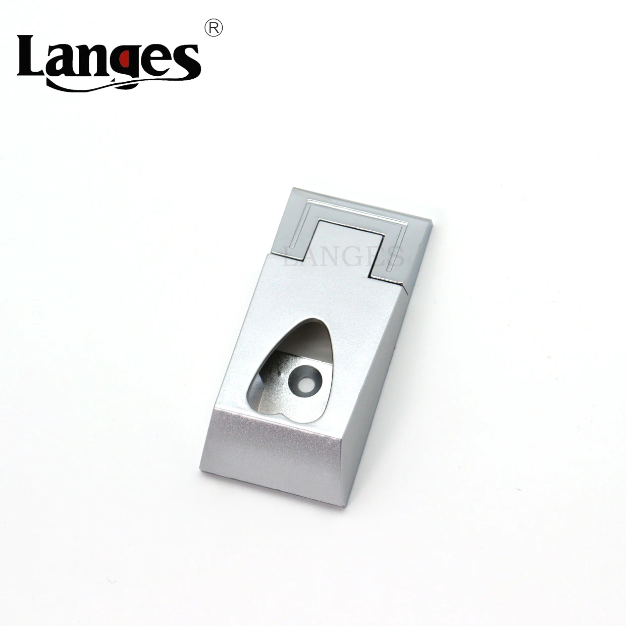 Furniture Hardware Zinc Alloy Plastic Rod Hanging Rail Flange Support wardrobe pipe brackets