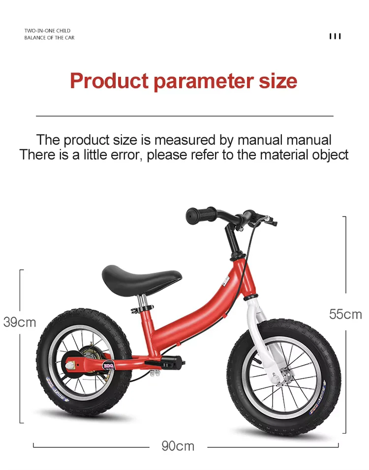 Best Selling Conversion 2-in-1 Balance Bicycle and baby balance bikes  for boys 2-3-6 years for child with Pedals 12/14/16 Inch