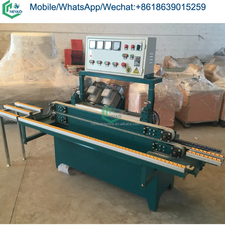 portable glass beveling edging corner processing machinery straight line glass mirror edge polishing machine