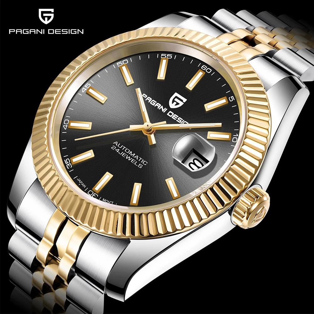 PAGANI DESIGN PD-1645 Classical Luxury Japan Movement Men Wrist Watches Sapphire Glass 100M Clock Waterproof reloj hombre 2024