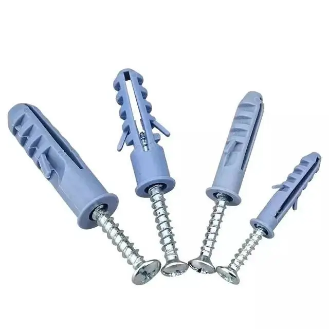 Hebei factory supplier Manufacturer All Types Expand Nail With Screw Wall Plugs Wall Anchor
