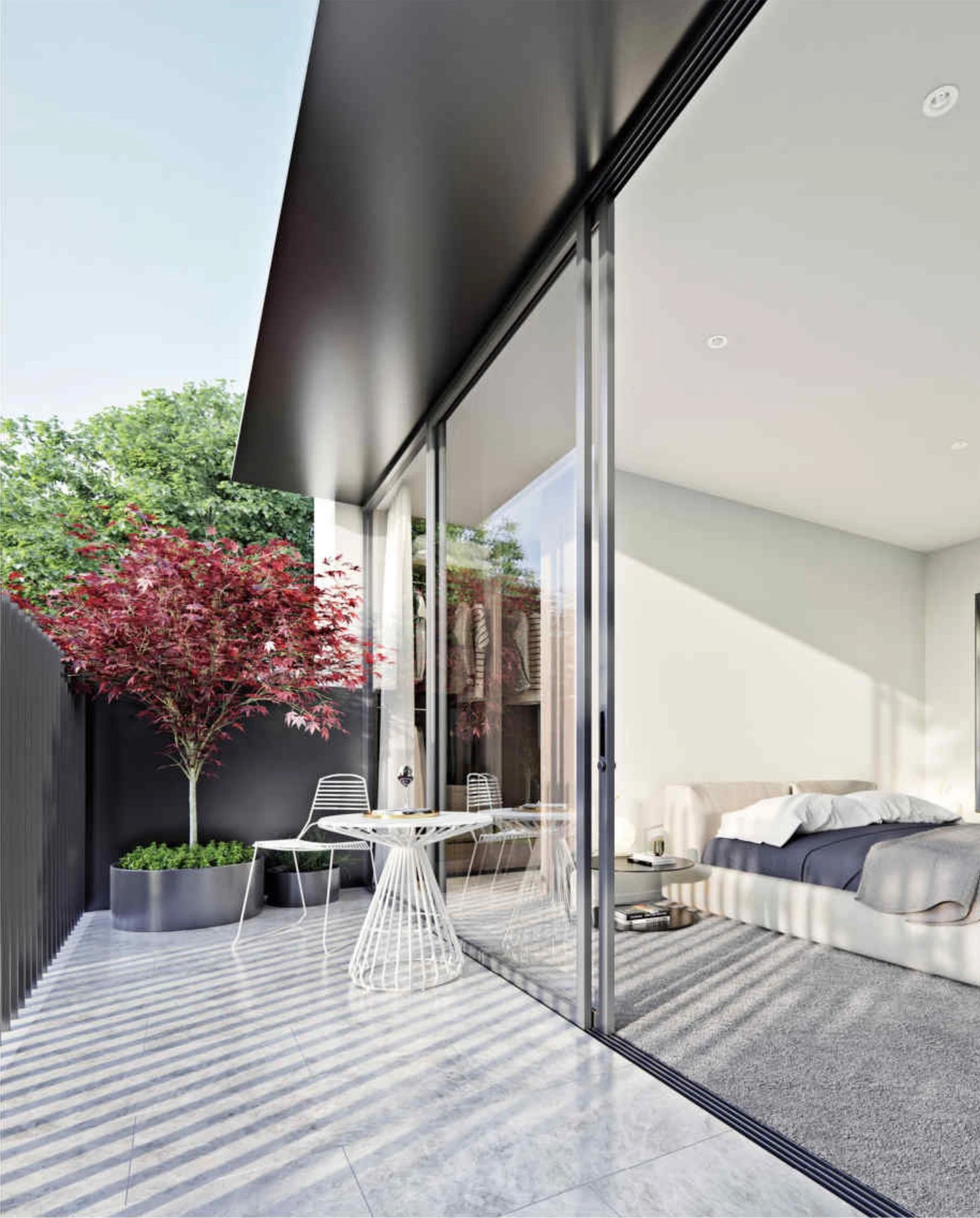 Double glazed windows and doors manufacturer aluminium tilt and turn window with Germany hardware warranty