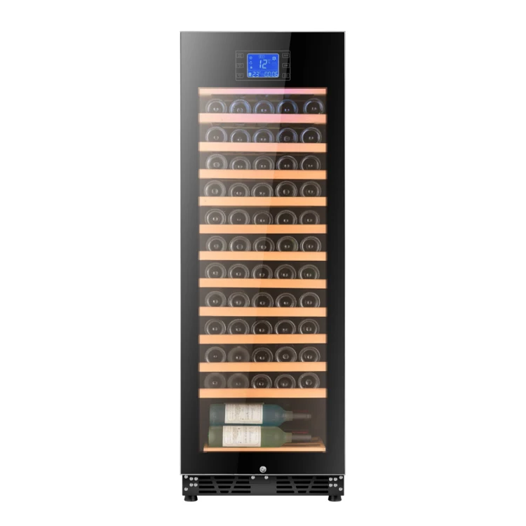 JC-190W 130W 190L 65 винные бутылки 12 полки из нержавеющей стали холодильныая камера для вина