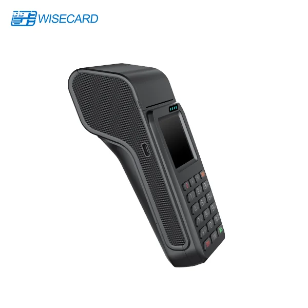 WCT-T50 визовый Бесконтактный 2 4 дюймовый мобильный терминал POS портативный Android 12 встроенный 58 мм Термопринтер