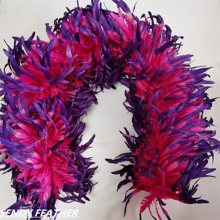 Настраиваемое 2-тоновое петушиное перо боа Самба