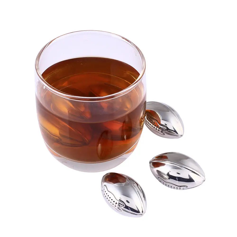 custom engraved stainless steel ice chilling stones gift box reusable football shape ice cube stainless steel