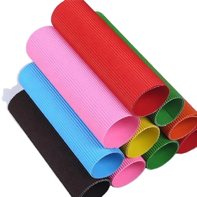 Colorful Fluting Paper Corrugating Paper for Children Creativity