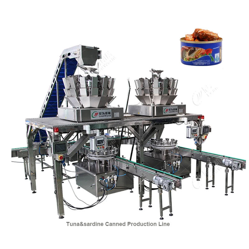 Fully Automatic Tuna Production Line Tona Fish Canned Machine for Tuna Canned manufacturer