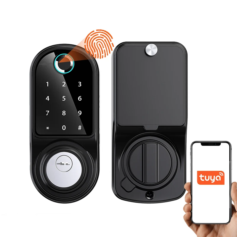 CAMAKT Smart Numeric Keypad Password Door Lock Electronic Fingerprint Intelligent Lock