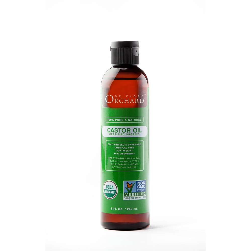 Custom Organic Essential Oils Body Face Eyelashes Hair Castor Oil For Hair Growth