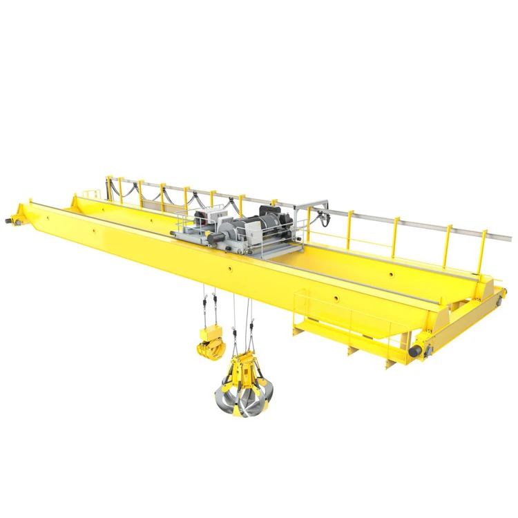 Workshop travelling ceiling lift 10 ton Euro double beam overhead bridge crane