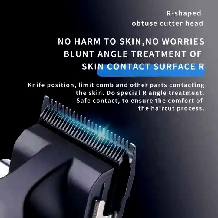 Kemei 2296 2500mah Lithium Battery Adjustable trimmer Cordless Electric Body Groin Hair Trimmer For Men