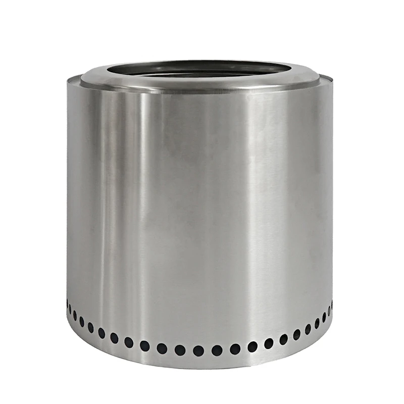 Stainless Steel Portable Low Smoker Wood Burning Fire Pit