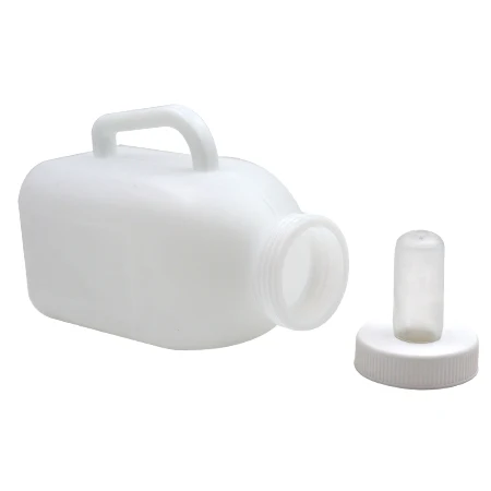 High Quality 1L Livestock Feeding Drinking Bottle Rubber Nipple Plastic Cow/Calf Milk Bottle