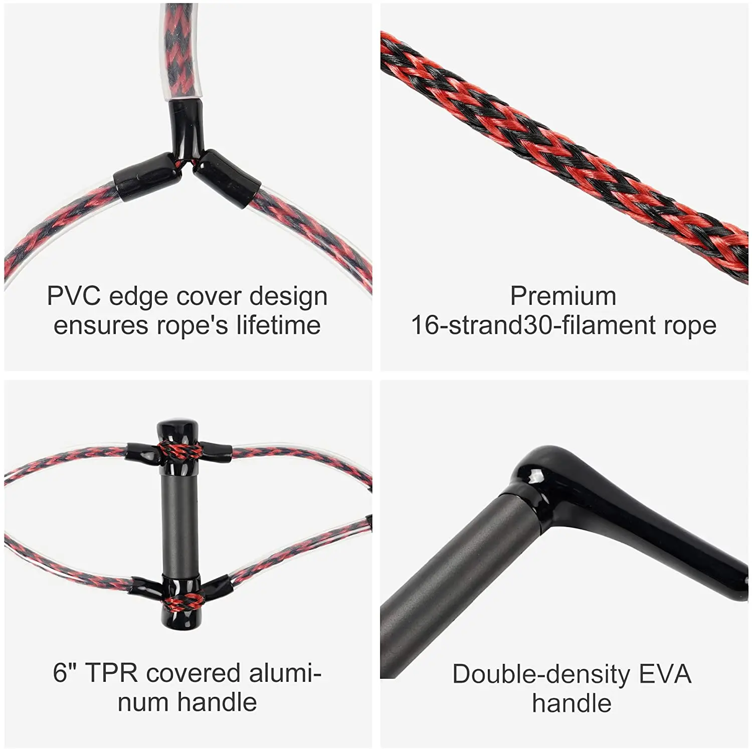 Water Sport Line With Eva Handle. Ideal For Water Ski, Wakeboard, Kneeboard Wakeboard Rope