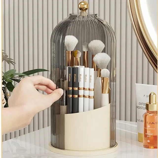 Waterproof Fashion Home Use Makeup Storage Organizer Transparent Desk Make up Storage Box for Hot Selling
