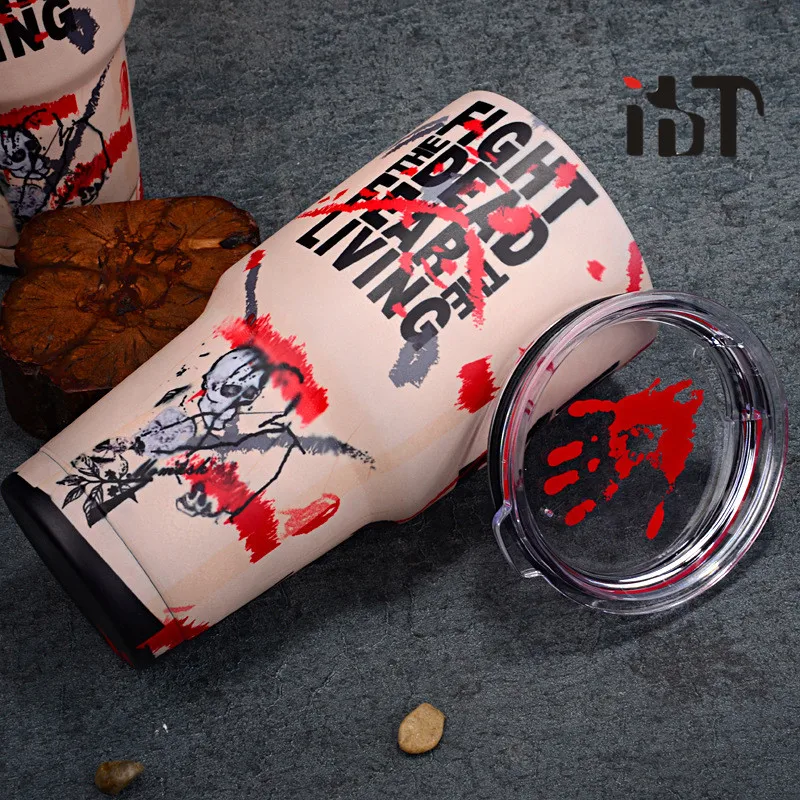 
HDT 2020 American the Walking Dead 304 stainless steel ice bully cup 30oz stainless steel vacuum insulated coffee cup 