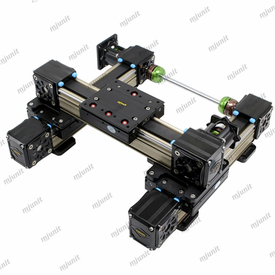 Линейная линия mjunit XZ axis для производства слайдов для покраски шлемов, шага возвратно-поступательного движения или серводвигателя, используется синхронная ленточная направляющая