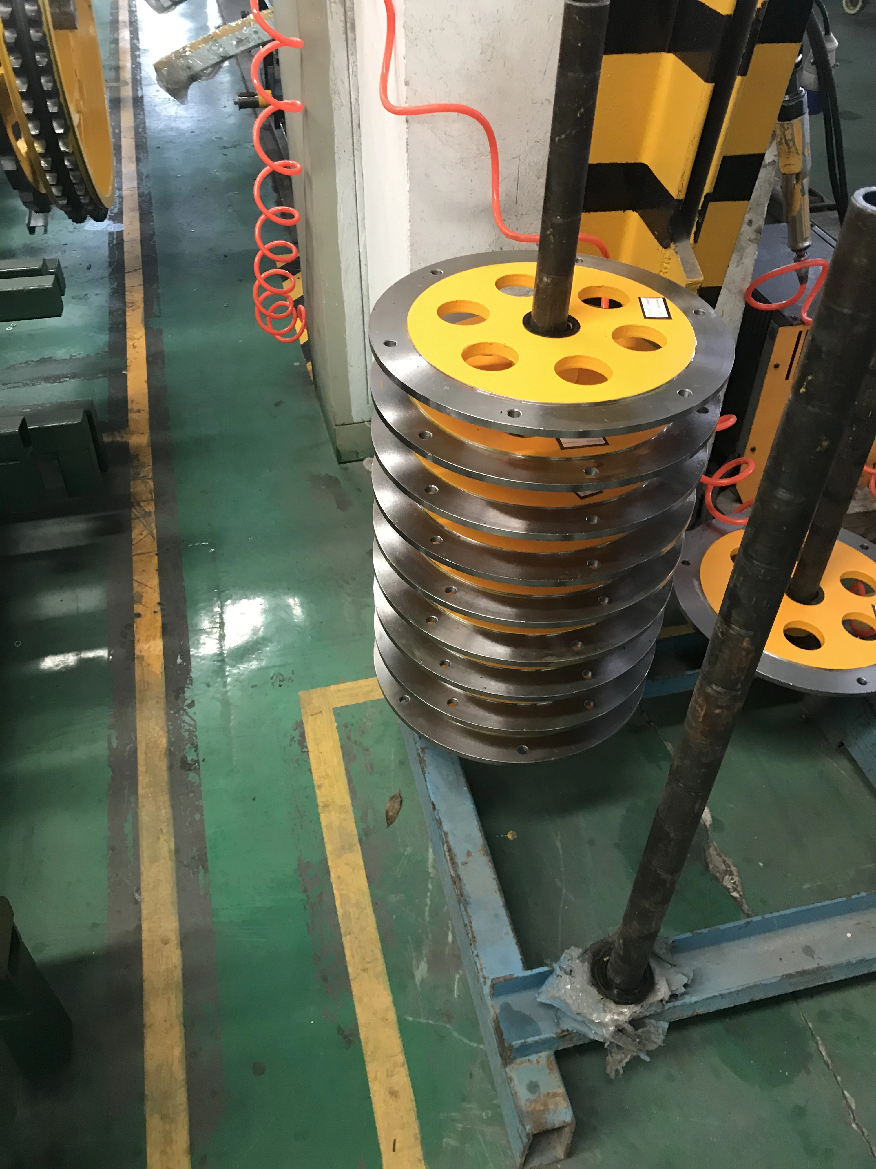 high quality ard elevator deflector elevator nylon sheaves traction machine counterweight tension main cast iron plastic pulley