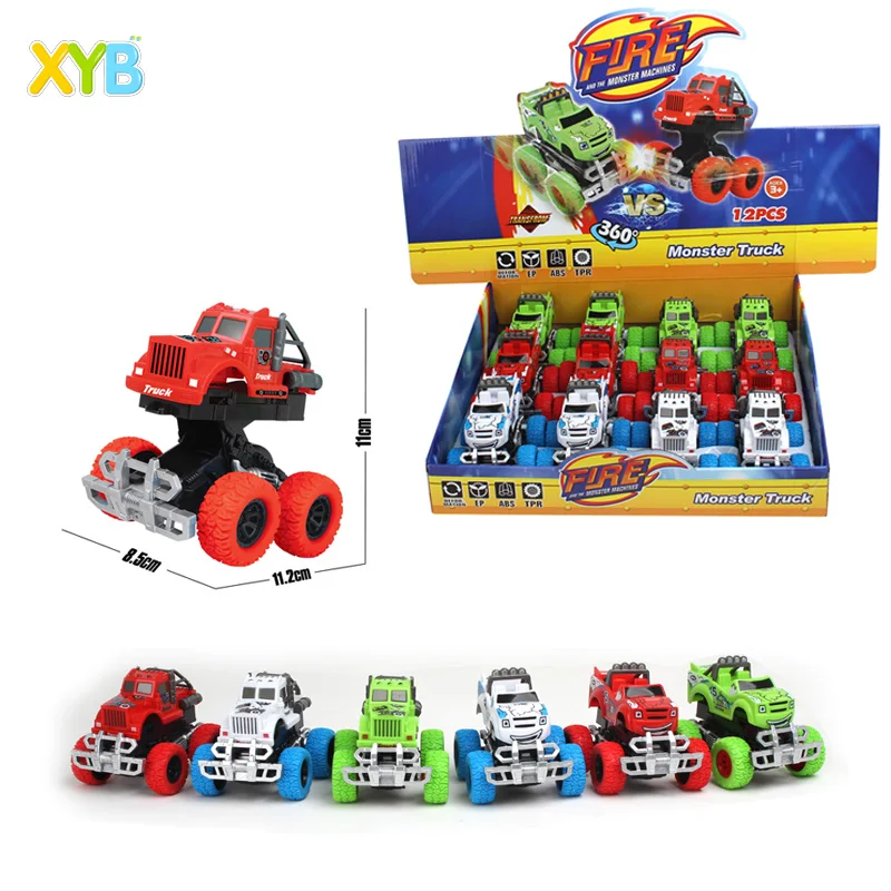 
friction toy vehicles double inertial stunt car with rotation off road kids car 