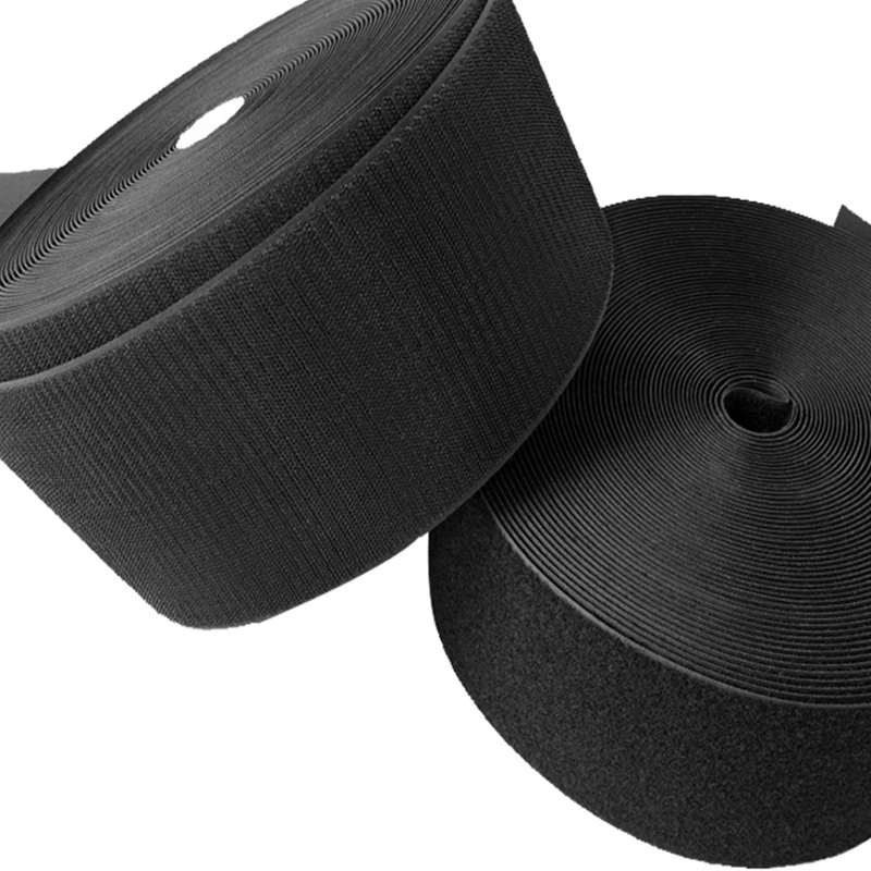 25mm Custom Nylon Hook and Loop Fastener No Glue Adhesive Sewing-On Magic Tape Velcroes Reusable Hook And Loop Tape Velcroes