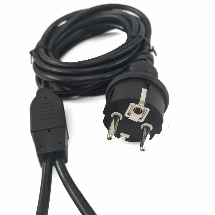 
Nema 5 15P 3Pin Waterproof PC Electric Cable PVC Insulated European EU AC Power Cord 
