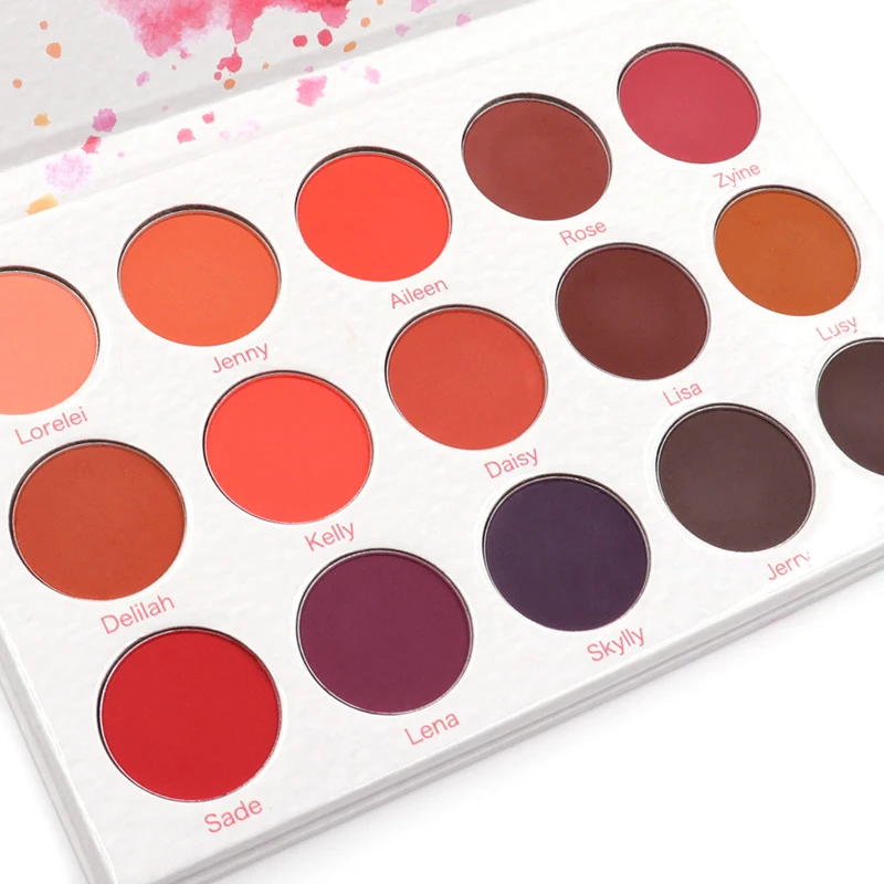 
2021 custom dark color private label eyeshadow palette vegan curently free eye shadow 