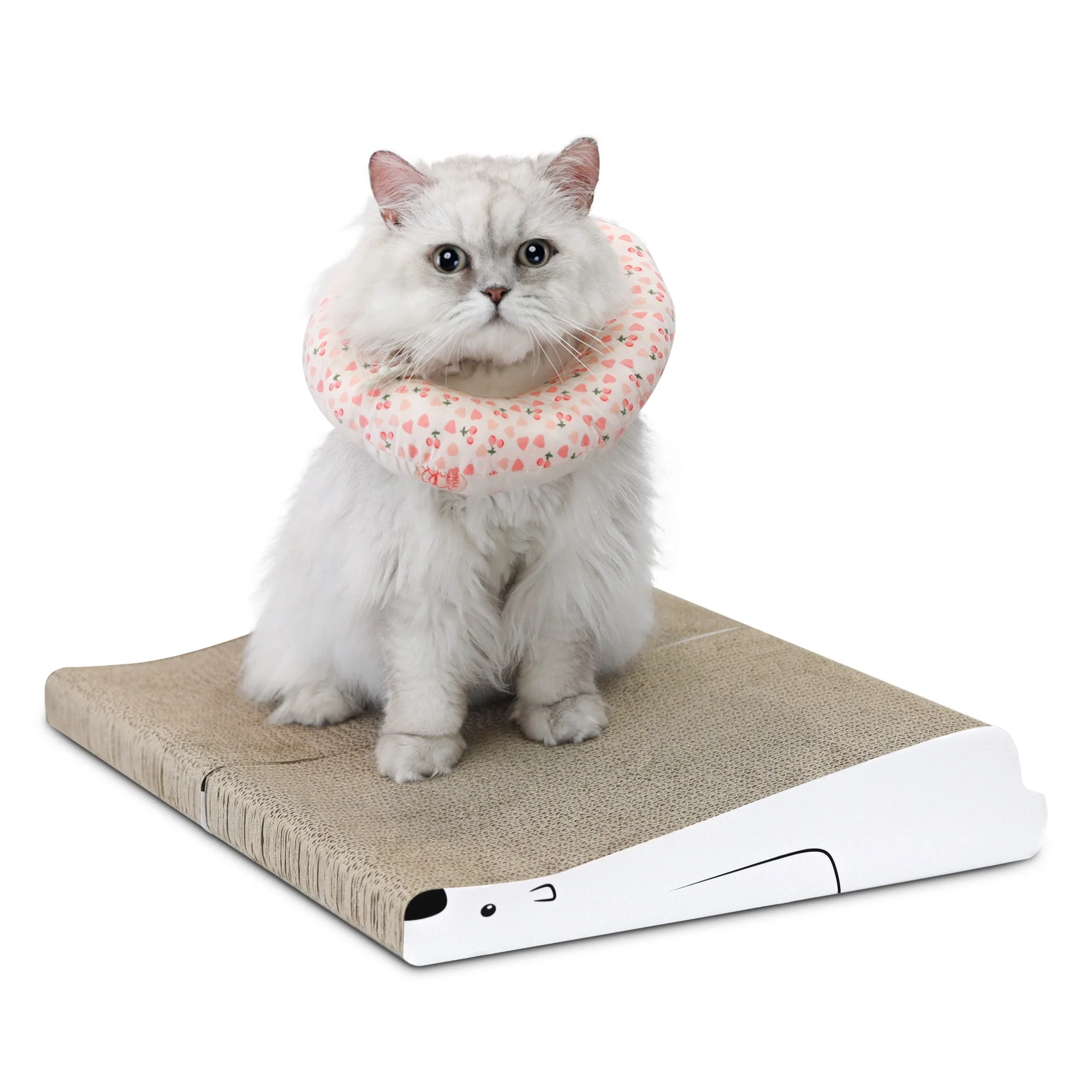 Manufacturer cat pet play house with scratches cat toy happy turntable scratching paper Sofa Corrugated Cardboard Cat Scratcher