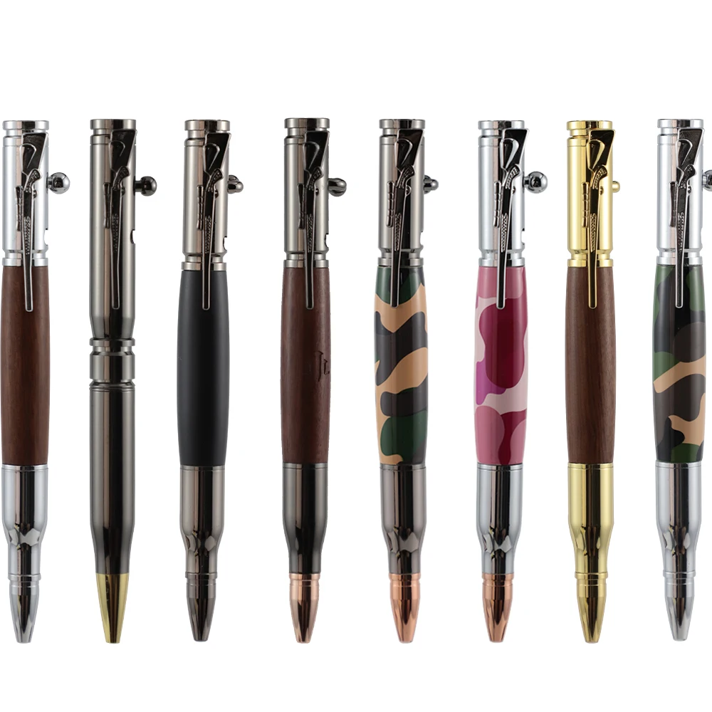 Top Luxury High Quality Metal Ball Pen Novelty Design Gun Pen for Exqusitive Gift
