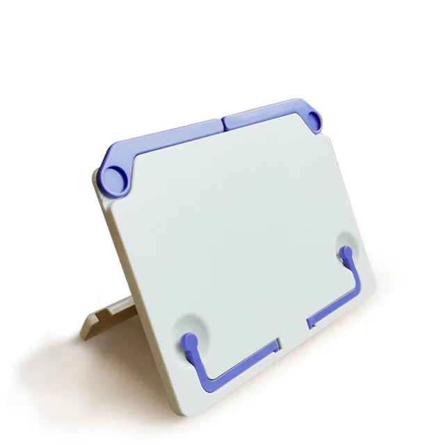 Portable Plastic Folding Desktop Reading Book Stand Bookends Photo Frame Bracket Piano Score Reading Stand
