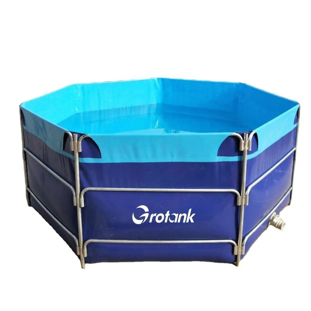 
Customized Size Frame Flexible PVC Water Tank /tank fish farming 