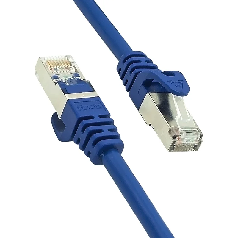 
 Изысканное качество изготовления, синий сетевой кабель rj45 1 м, cat7, кабель ethernet cat7  