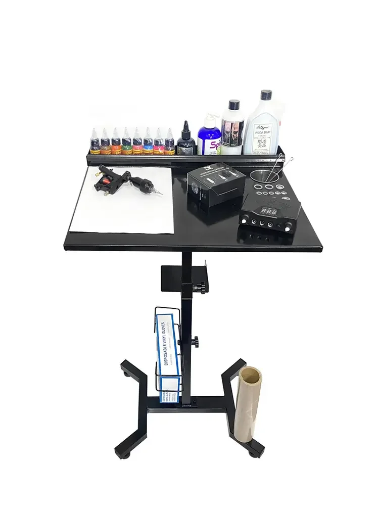 High Quality Tattoo Arm Holder Adjustable Salon Instrument Portable Tattoo Table Desk Tattoo Work Station Table