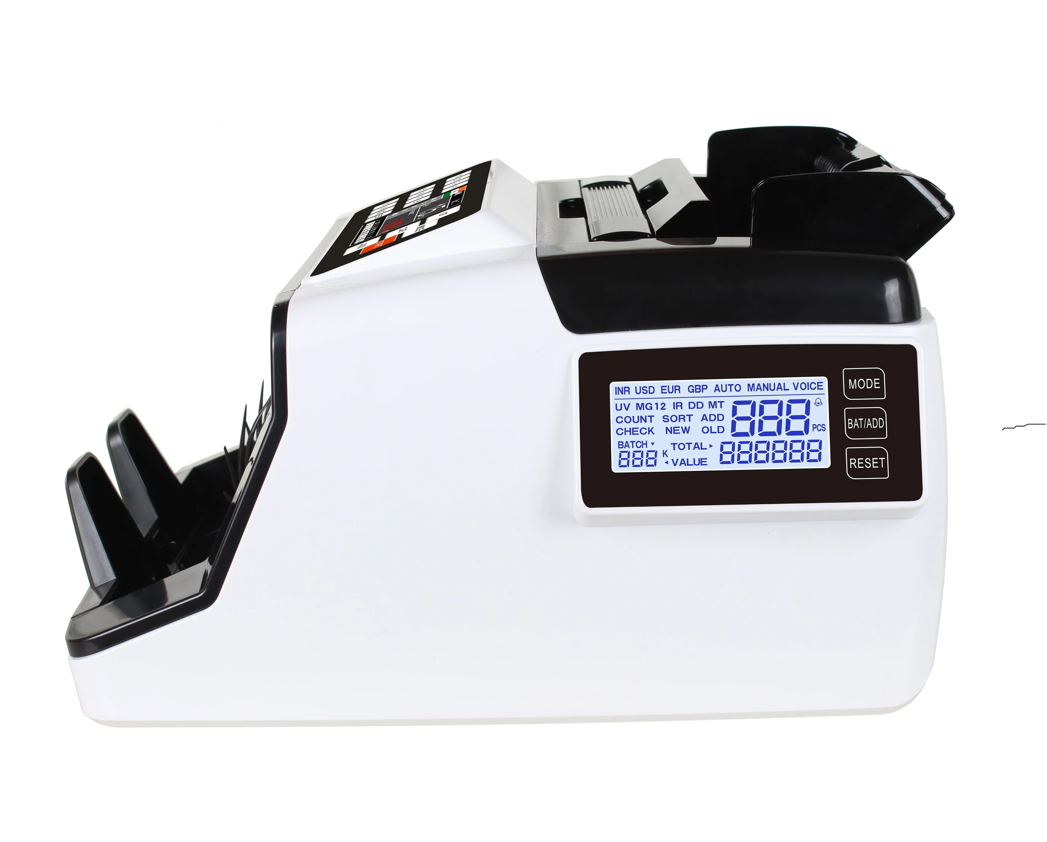 bill counter cashing counting machine financial equipment banknote counting machine counter with dual/two/double LCD display