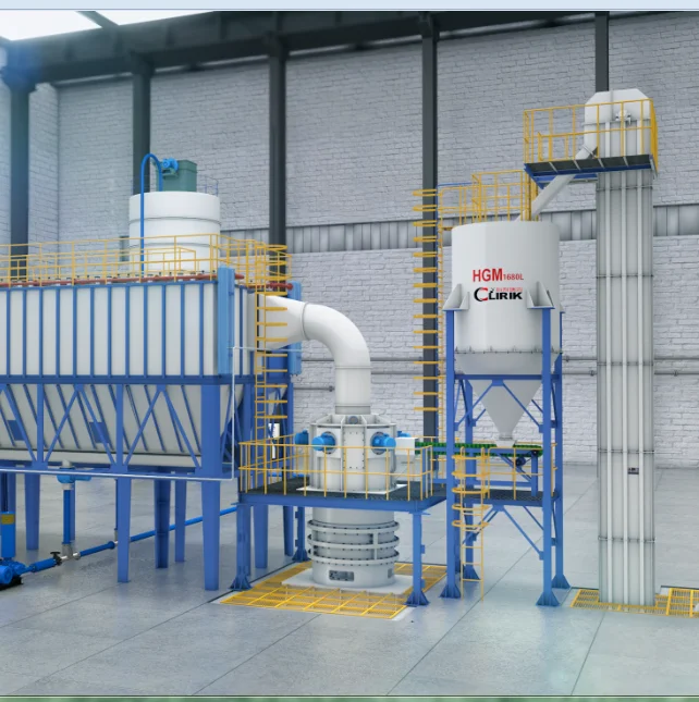 Calcium carbonate powder making machine for graphite quartz powder production line