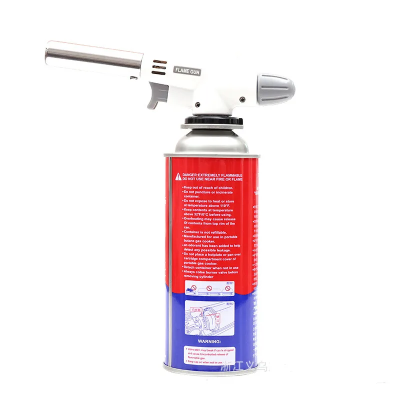 Flame Adjustable Blow Torch Lighter Butane Gas Torch Kitchen Cooking BBQ Camping Jet Flame Torch