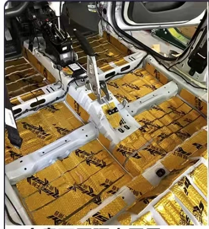 Hot Selling Aluminium Foil Noise Insulation Butyl Material Car Soundproof Damping Sheet Sound Deadening