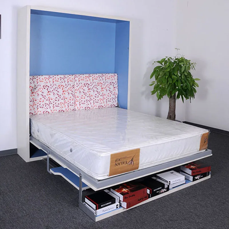 
Modern smart high quality home furniture folding saving space murphy bed with computer desk folding bed wall bed 