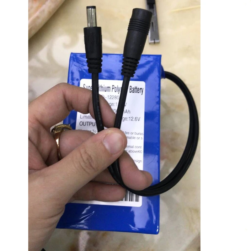 Large capacity 12v 28Ah 30Ah 40Ah Rechargeable li-ion polymer battery pack for CCTV Camera LED strips Wifi booster