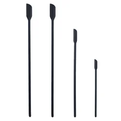 4pcs 3 size Mini  silicone Jar spatula set and bottle scraper for kitchen accessories