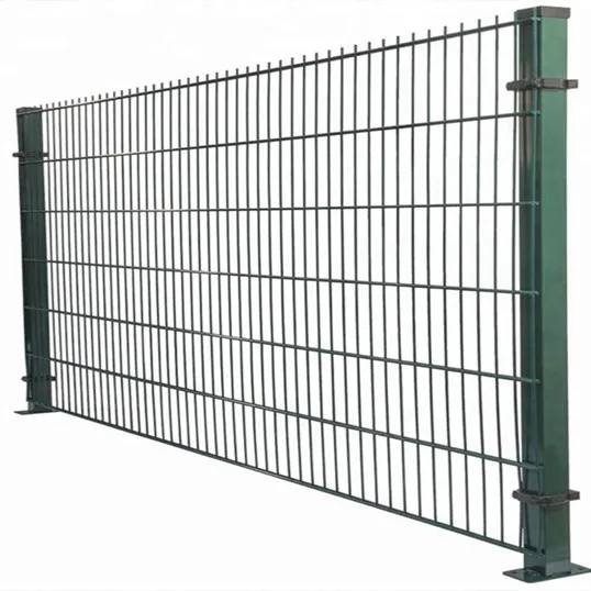 High Quality 2D Double Wire Mesh Security Fence with 656 868 Steel Frame Hot-Dip Galvanized 2m Length for Garden Gates