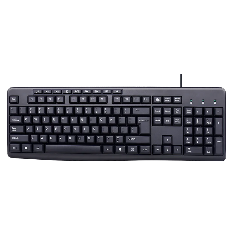 Shenzhen Black Teclado The Best Keyboard Qwerty Azerty Pc Usb Wired Key Board Keyboard For Computer
