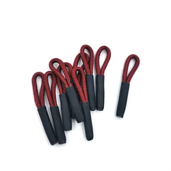 AC016 manufacturer supply high quality hand made heat shrink tips cord zipper puller