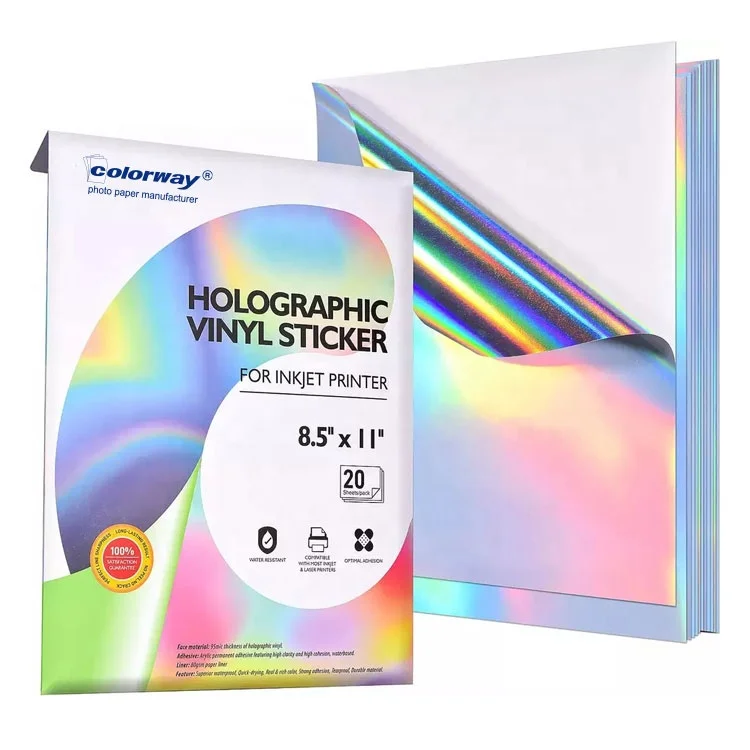 A4 self-adhesive inkjet printable transparent PET film sticker paper