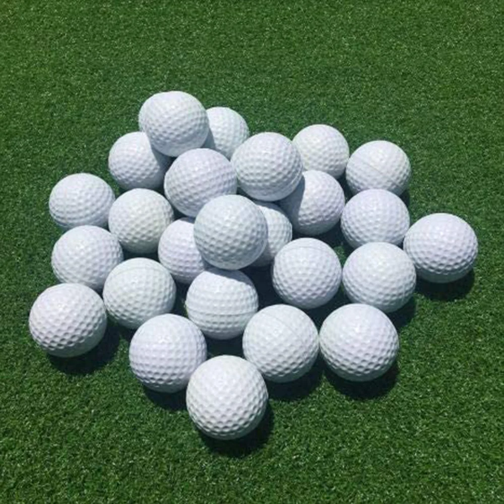 Custom Logo Soft Pu Usga 2 Layer Urethane Matte Plate Golf Stress Ball