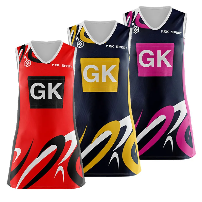 Комплект платьев netball для девочек теннисная одежда с сублимационной
