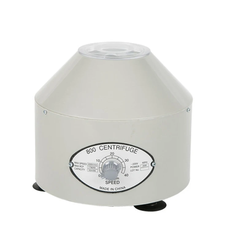 Медицинская Клиническая центрифуга TC800 низкоскоростная машина 4000 об/мин 20 мл * 6 1790xg без таймера